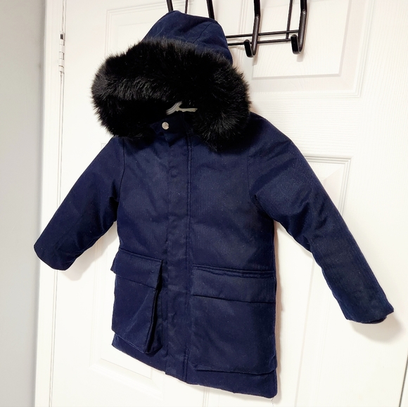 Jacadi Toddler Boy 5T Down Parka Winter Coat - Picture 10 of 12